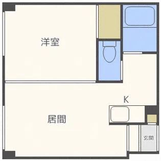 プレステージ北20条【3階】の間取り