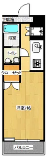 レファインド倉敷【4階】の間取り