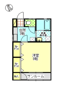 メゾン21光彩【2階】の間取り