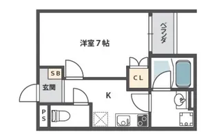 RichGate春日出北【1階】の間取り