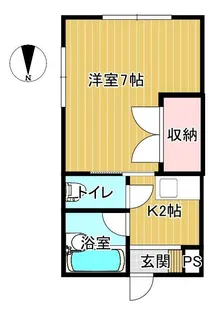 ハルヤマハイツ【2階】の間取り