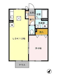 ロイヤルステージタウン三田川【1階】の間取り