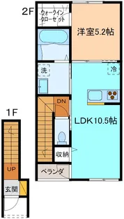 ESQUINA相木【2階】の間取り