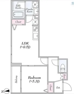 Noir【2階】の間取り