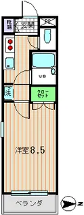 Mコート【2階】の間取り