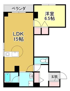 エクセレン滋賀里【3階】の間取り