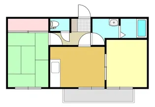 サンビレッジ・トライアングルパークC【2階】の間取り
