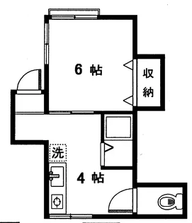 メゾンもみやま【1階】の間取り