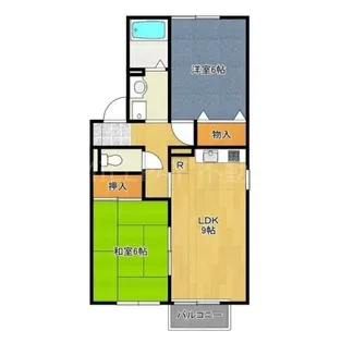 兵庫県神戸市長田区大谷町1【アパート】の間取り