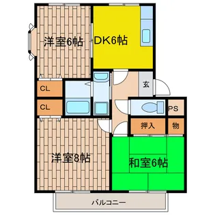 エクセレントハーベスト【2階】の間取り