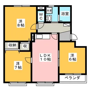 supreme MATSUNO【2階】の間取り