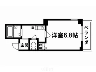 プレサンス京都二条城前【3階】の間取り