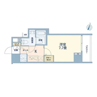 GALICIA中野弥生町【11階】の間取り