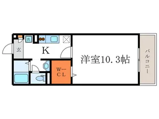 シュペリ-ルA【2階】の間取り