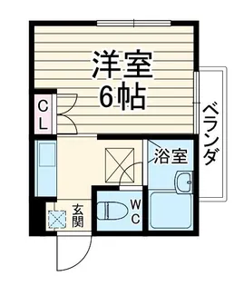 フェリースあざみ野【1階】の間取り