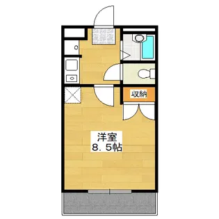 フローラ都紀α【1階】の間取り