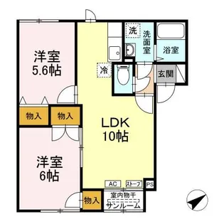 メイユールハロータウン【2階】の間取り