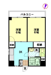 ぱいんどあ成増II【1階】の間取り