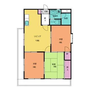 グレイス白子【5階】の間取り