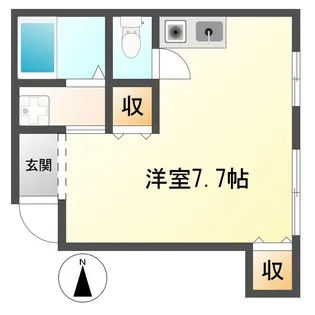 ピアレークサイドII【2階】の間取り