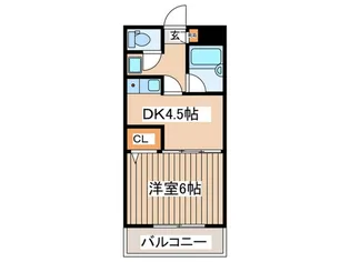 リッシェル相模原【1階】の間取り