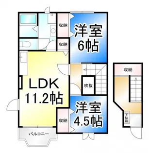 フォレスタ【2階】の間取り