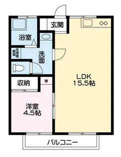 CASA 西新涯 A【1階】の間取り