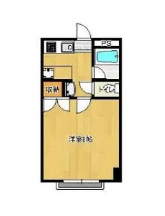 東千葉ハイリビング六番館【4階】の間取り