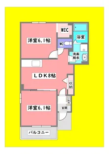 広島県東広島市西条町下三永【アパート】の間取り