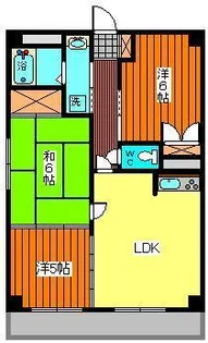 白金マンション【2階】の間取り