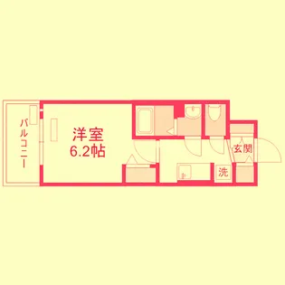 大阪府大阪市福島区吉野5【マンション】の間取り
