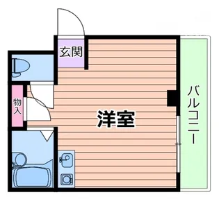 1Rの間取り画像
