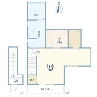 メゾンブランコ【2階】の間取り
