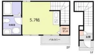 千葉県船橋市本町3【アパート】の間取り