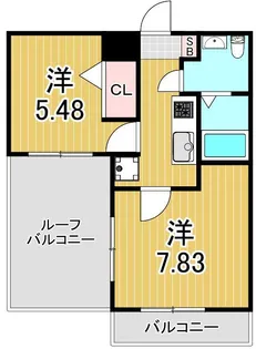 アーバンパーク六町【5階】の間取り