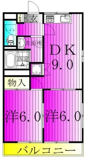 SKビル拾壱番館【3階】の間取り