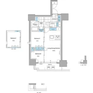 東京都文京区本郷3【マンション】の間取り