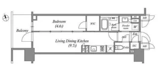 1LDKの間取り画像