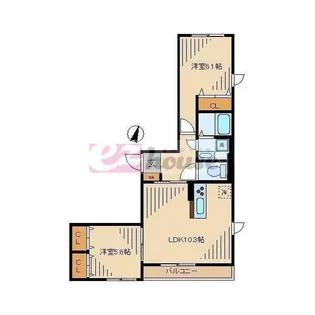 東京都中野区本町5【マンション】の間取り