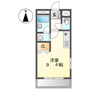 サンコーポバンビ【1階】の間取り