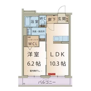 アステローペ【2階】の間取り