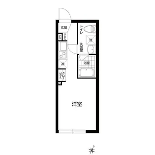東京都杉並区方南1【マンション】の間取り