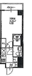 アイディ品川25【3階】の間取り