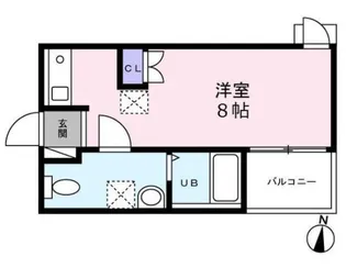 ベイルーム長後【3階】の間取り