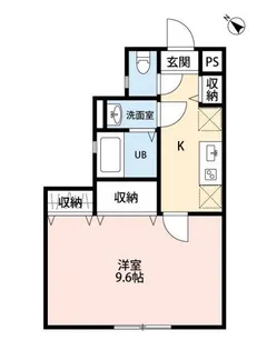 メゾン稲毛【1階】の間取り