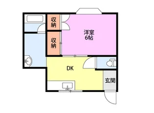 コープ寿【2階】の間取り