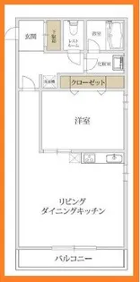 メルベーユ梶ヶ谷【1階】の間取り
