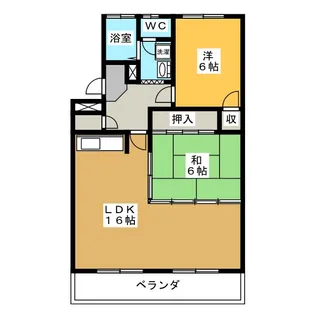 メゾン松本【1階】の間取り