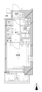 スパシエアランシア亀戸【10階】の間取り