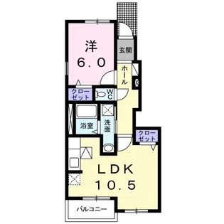 メゾン・シャルマンD【1階】の間取り